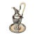 Nineteenth Century Continental Silver Wine Ewer and Under Plate For Sale