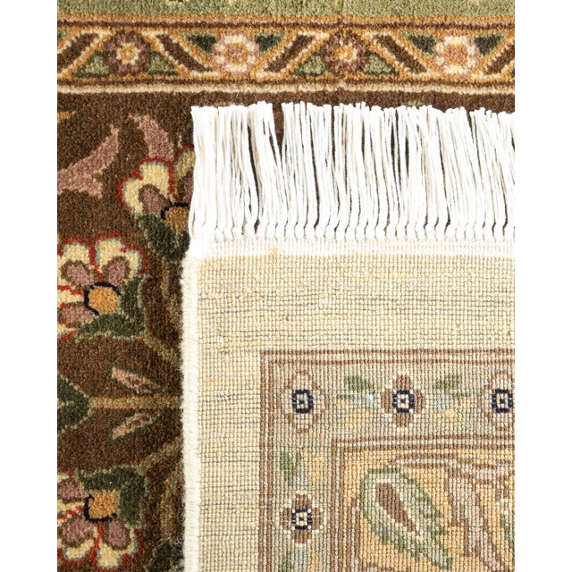 2000 - 2009 Mogul Hand-Knotted Area Rug - Ivory, 8' 2" x 10' 5" For Sale - Image 5 of 8