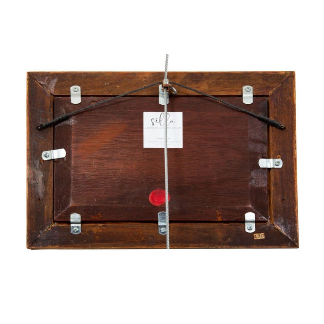 American Antique Oil Painting of Evening Landscape by George W. Drew For Sale - Image 14 of 18