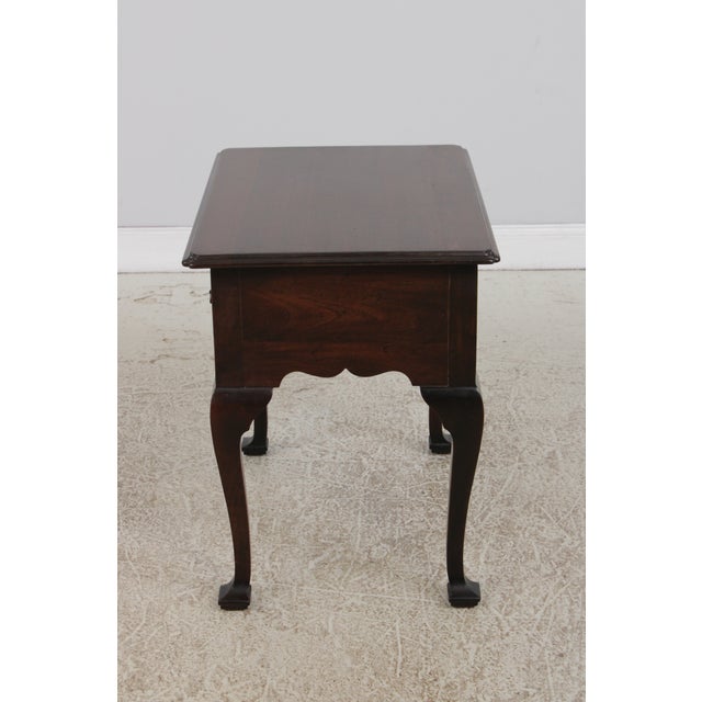 Traditional Statton Country Cherry 3 Drawer Dressing Table Lowboy For Sale - Image 3 of 13