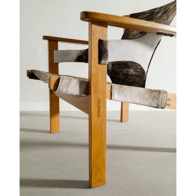 Swedish Mid-Century Wooden Trienna Armchair by Carl-Axel Acking, 1950s For Sale - Image 6 of 8