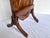 Antique Edwardian Quartersawn Oak 3-Tier Folding Cake Stand For Sale - Image 14 of 16