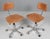Kevi office chair designed by Jørgen Rasmussen. with height adjustment. Original pholstered with tan full grain butt...