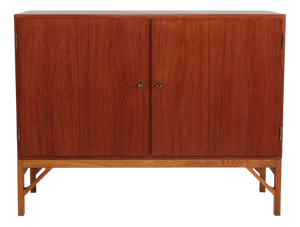 Teak Sideboard with China Legs of Oak by Børge Mogensen for FDB Møbler, 1960s