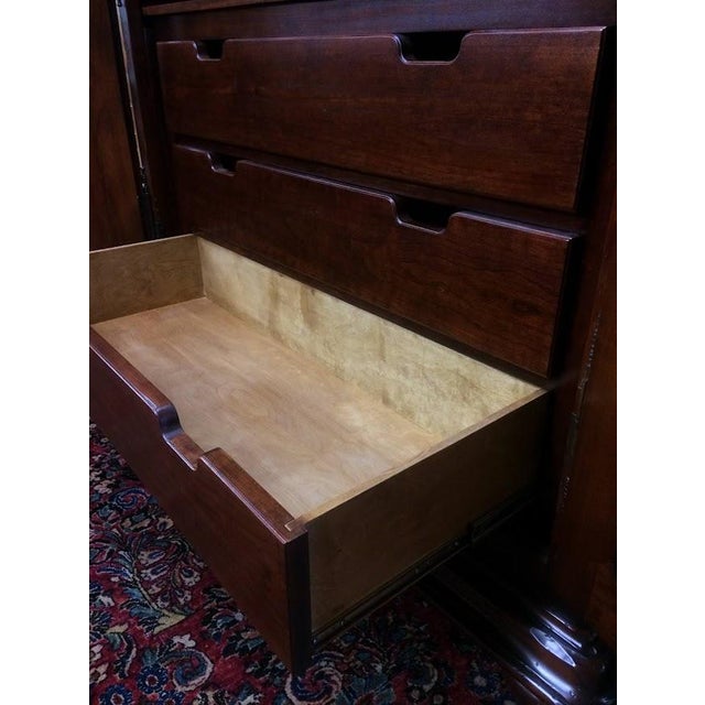 Wood Vintage Wardrobe, Armoire, French Style For Sale - Image 7 of 10