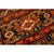 1940s Mid Century Modern Beige Field Floral 4Star Knotted Wool Persian Mahal Rug For Sale - Image 4 of 8