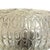 Vintage ceiling mounted lamp that can also be used as a wall lamp / wall sconce. Black exterior and pressed glass plated...