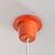 1960s Mid-Century Modern Italian Orange Cocoon Pendant For Sale - Image 12 of 12