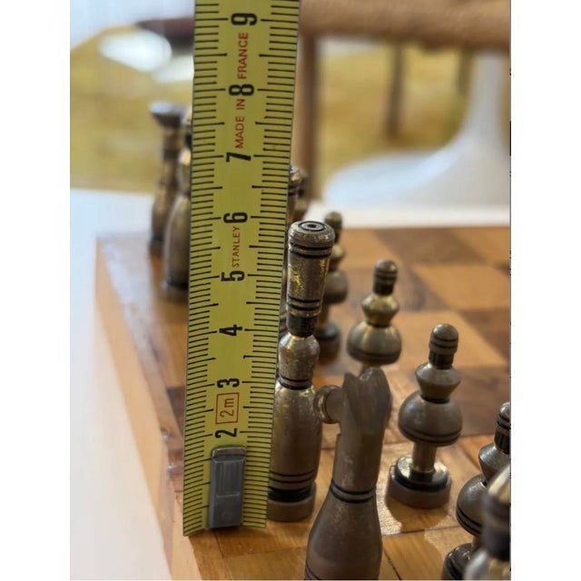 Wood Chess Set by Hans Teppich, 1970, Set of 33 For Sale - Image 7 of 10