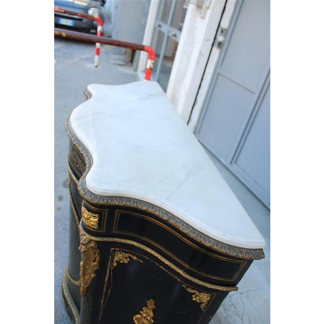 Napoleon III Black and Gilt Boulle Cabinet, 1860s For Sale - Image 18 of 18