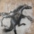 Illustration Original Bucking Bronco Drawing by Anna Heigh For Sale - Image 3 of 6