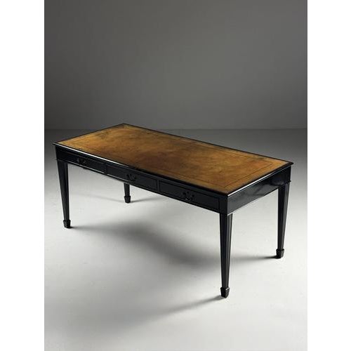 Black English writing desk / desk / work table