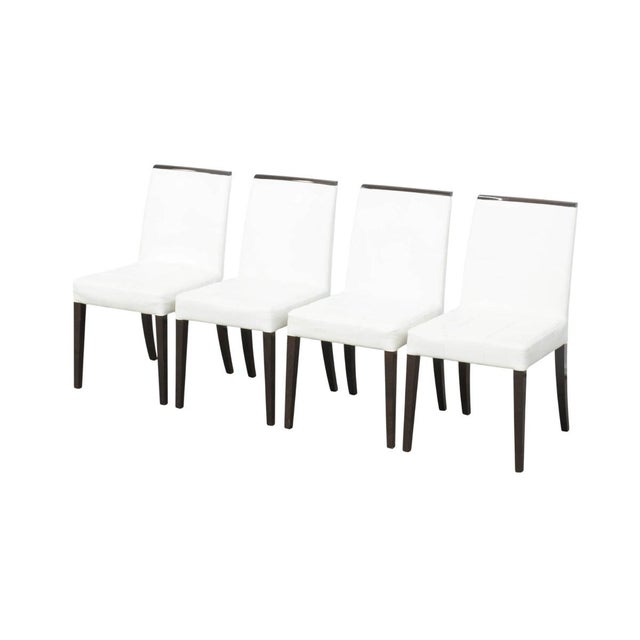 Cantoni Cantoni One and Only Leather Dining Chairs For Sale - Image 4 of 10