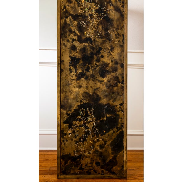 Abstract Expressionism Late 20th Century Philip and Kelvin LaVerne Coffee Table For Sale - Image 3 of 4