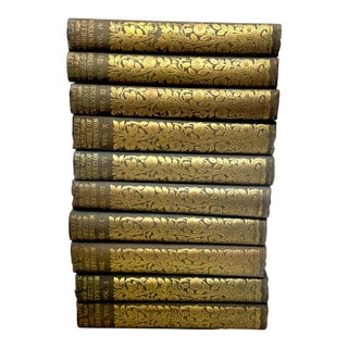 Antique 1899 the Life and Works of Alfred Lord Tennyson - Complete 10-Volume Set For Sale
