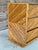 Contemporary Vintage Floating Pencil Rattan Three-Drawer Chest or Dresser For Sale - Image 3 of 12
