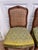 Mid Twentieth Century Set of Four Country French Cane-Back Dining Side Chairs by Richard Wheelright For Sale - Image 4 of 8