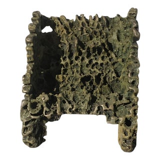 Italian Bronze Abstract Sculpture by Urano Palma, 1985 For Sale