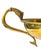 Large Vintage Solid Brass Dolphin Handle Compote Footed / Pedestal Bowl in the Style of Sherle Wagner Palm Beach Regency For Sale - Image 9 of 13