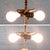 Early to Mid-20th Century Neoclassical Table Lamp Brass and Marble Urn Shaped Base Black Tapered Shade For Sale - Image 11 of 18
