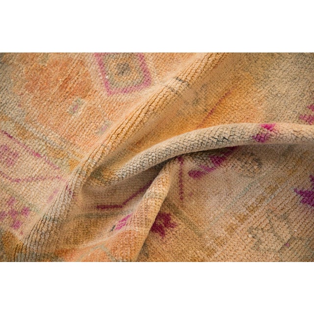 Textile Vintage Distressed Oushak Square Rug - 2'11" x 3'6" For Sale - Image 7 of 9