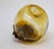 Amber Glass Apple Murano Blown Art Glass Paperweight Sculpture For Sale In Palm Springs - Image 6 of 10