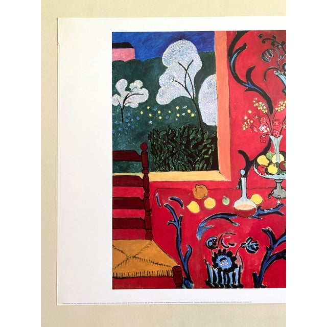 2000 - 2009 Henri Matisse Vintage Postimpressionist Lithograph Print Poster " the Dessert : Harmony in Red " 1908 For Sale - Image 5 of 13