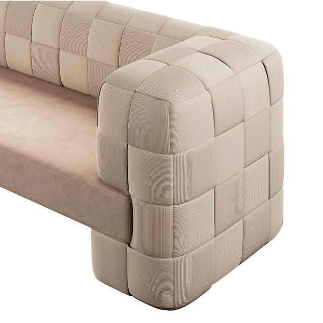 Not Yet Made - Made To Order Kubrik Sofa by Hommés Studio For Sale - Image 5 of 7