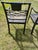 Early 19th Century Pair of Regency Style Painted Black Chinoiserie Lacquer Chairs For Sale - Image 9 of 12
