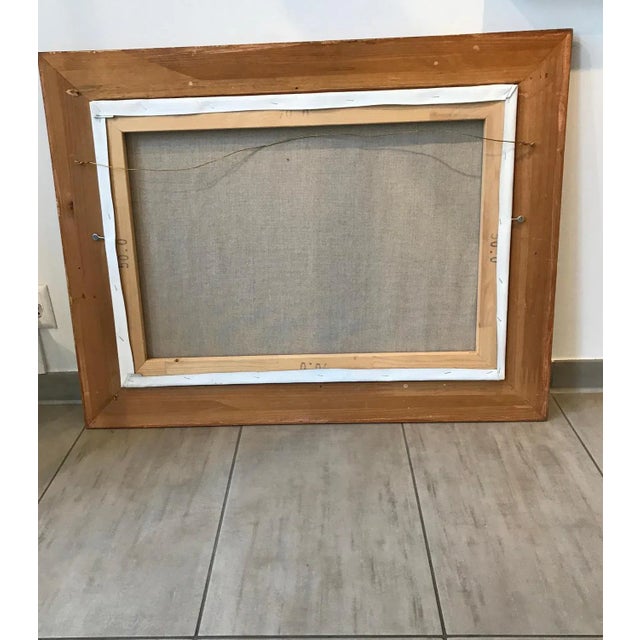 Jean Krillé, Tableau No. 60, Oil on Paper and Canvas, 1980s For Sale - Image 6 of 7