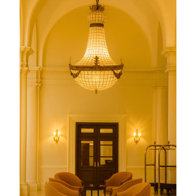 Crystal Hot Air Balloon Chandelier, 1890s For Sale - Image 4 of 7