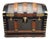 19th Century American Dome Top Travel Storage Trunk, Refurbished For Sale
