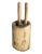 Early 19th Century Primitive Wood Mortar and Pestle, Belgium For Sale - Image 4 of 9