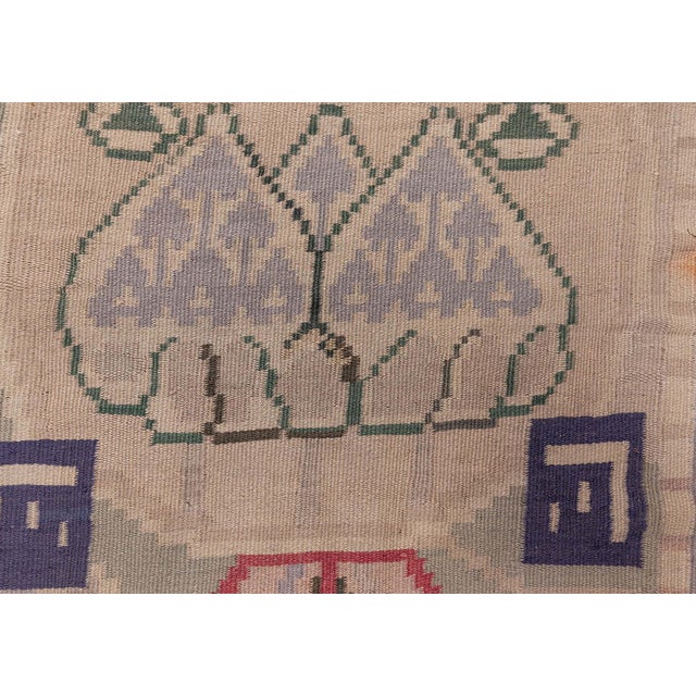 1920s 1920s Bessarabian Carpet, European Needlework For Sale - Image 5 of 10