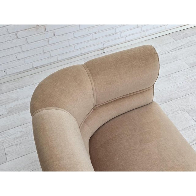 Danish 2-Seater Sofa in Velour with Teak Legs, 1950s For Sale - Image 11 of 18