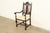 English Berkey & Gay Antique English Jacobean Carved Walnut Armchair, Circa 1920s For Sale - Image 3 of 11