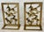 Vintage Chinoiserie Brass Horse Bookends With a Cut-Out Design of Galloping Horses Surrounded by a Greek Key Border-a Pair For Sale - Image 9 of 12