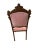 Pink Late 19th Century Pink Parlor Set of Victorian Settee + 2 Chairs With Burl Veneer For Sale - Image 8 of 11
