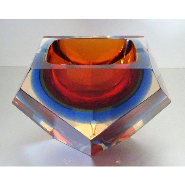 Vintage Murano Glass Bowl, 1960s For Sale - Image 5 of 14