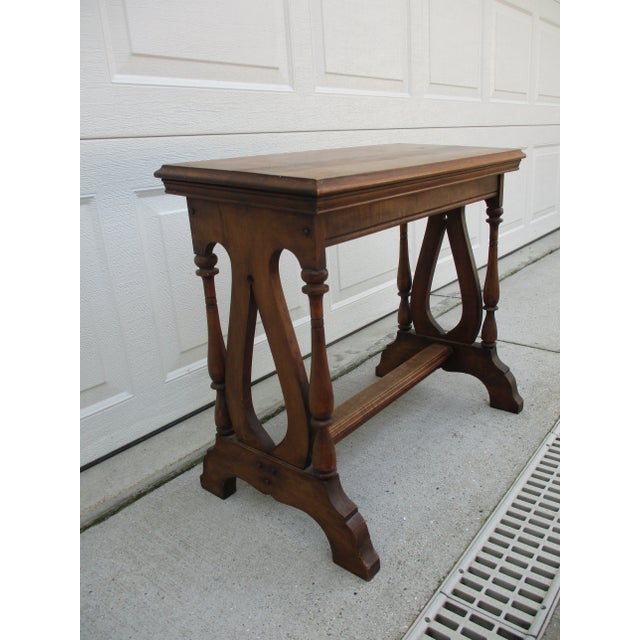 Early 20th Century Antique Piano or Organ Music Bench Stand For Sale - Image 5 of 10