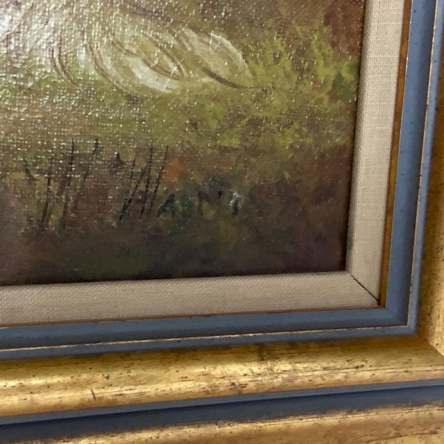 William W. Warren Oil Painting on Canvas, Terrier Dogs on a Sandy Dune For Sale - Image 4 of 13