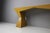 Wood Italian Geometric Console Table, 1980 For Sale - Image 7 of 8