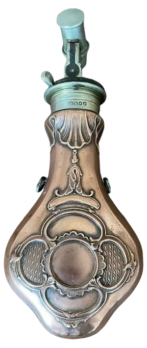 Antique Copper and Brass Bottle from Dixon, 1800s