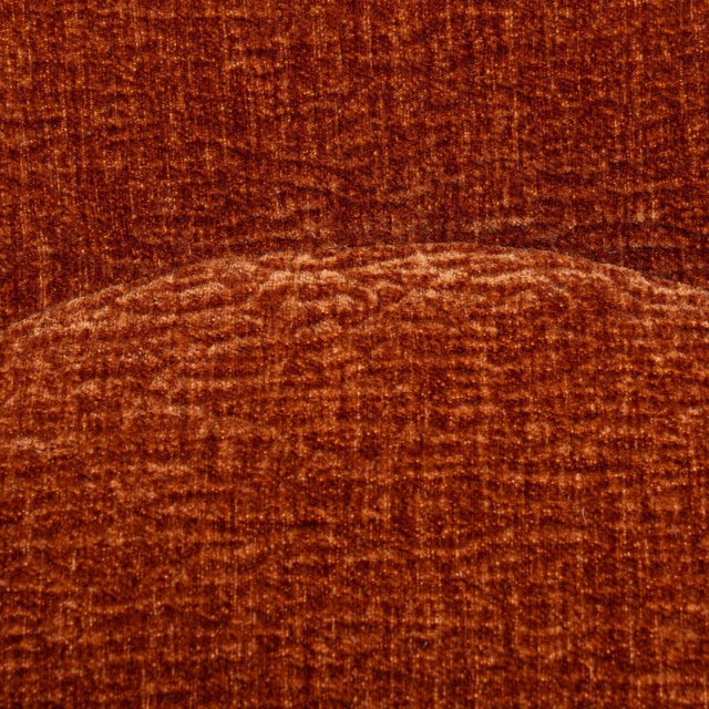 Burnt Orange 19th Century France Napoleon III Burnt Orange Wood Armchair For Sale - Image 8 of 10