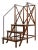 Rose Tarlow Walnut Dayton Hall Library Step Ladder For Sale