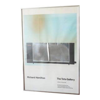 1970 Tate Gallery Richard Hamilton Museum Poster, Framed For Sale