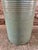 2010s Tall Ribbed Pottery Vase, Turquoise For Sale - Image 5 of 13