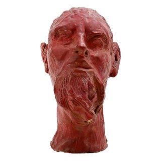 Sirio Pellegrini, Portrait Sculpture, 1960s, Terracotta For Sale