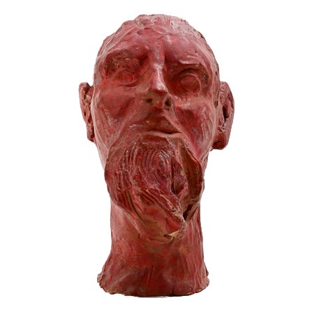 Sirio Pellegrini, Portrait Sculpture, 1960s, Terracotta For Sale