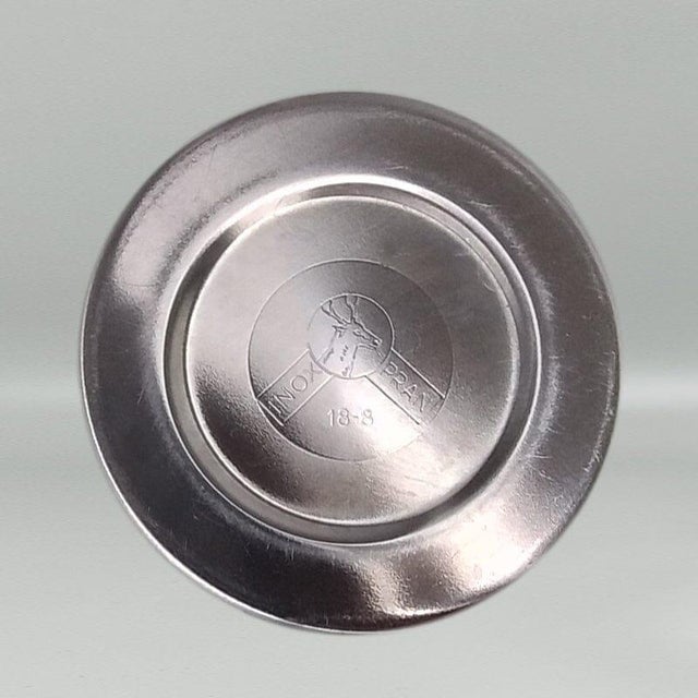 Italian Cocktail Shaker with Ice Bucket by Pran, 1970s, Set of 2 For Sale - Image 6 of 7